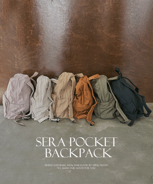 Sera pocket backpack - 6color